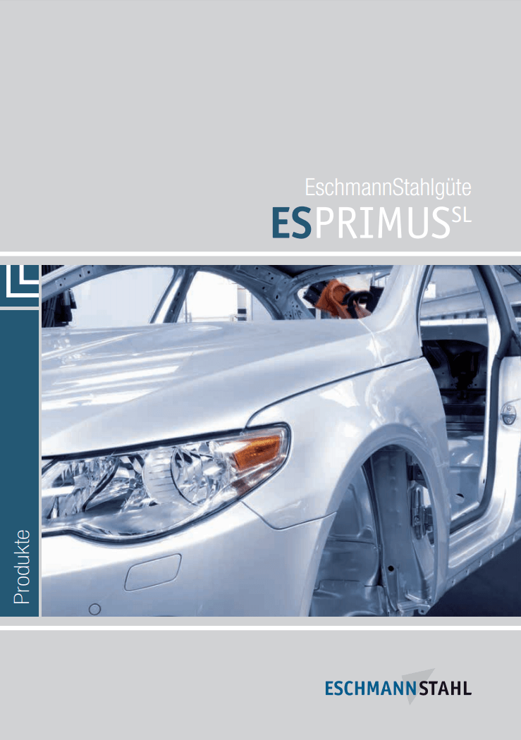 Produktbroschüre von Eschmannstahl